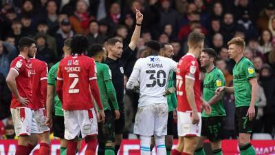 Nottingham Forest salvage dramatic draw against Stoke after Brice Samba sees red