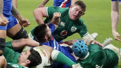 Antoine Dupont - Joey Carbery - Romain Ntamack - Cyril Baille - Six Nations: France 30-24 Ireland - hosts take control of championship with heavyweight win - bbc.com - France - Ireland -  Paris