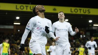 Man City see off Norwich with Sterling hat-trick