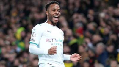 Norwich City 0-4 Manchester City: Raheem Sterling scores hat-trick in win