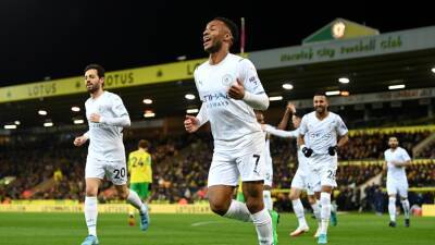 Norwich 0-4 Manchester City: Reheem Sterling nets hat-trick as City sweep Canaries aside to restore Premier League lead