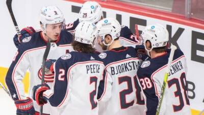 Cole Caufield - Laine scores in dying seconds to lift Blue Jackets to win over Canadiens - cbc.ca - county Martin - county Centre -  Columbus - county St. Louis - county Bell