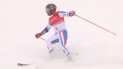 Marco Odermatt - Henrik Kristoffersen - Winter Olympics 2022 - Heavy blizzard prompts visibility complaints at start of men’s giant slalom - eurosport.com - Italy - Beijing