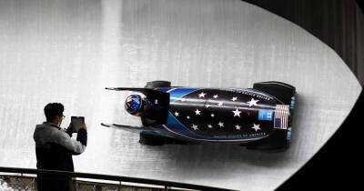 Olympics-Bobsleigh-U.S. lead halfway in debut 'Porsche on ice' monobob - msn.com - Germany - Usa - Canada - China - Beijing - Jamaica