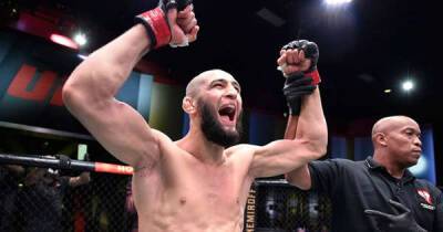Khamzat Chimaev vows to make "light work" of Israel Adesanya after UFC 271 win
