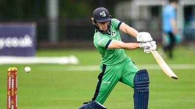 Paul Stirling - Curtis Campher - Rohan Mustafa - Andrew Balbirnie - Mark Adair - Gareth Delany - Ireland fall to Oman defeat in T20 test - rte.ie - Uae - Ireland - Oman - county Green -  Muscat
