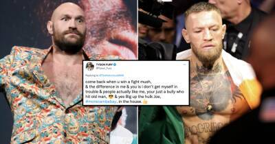 Tyson Fury - Conor Macgregor - Khabib Nurmagomedov - Tyson Fury brutally fires back at Conor McGregor after reply to tweet about Khabib Nurmagomedov - givemesport.com - Russia - Manchester - Bahamas