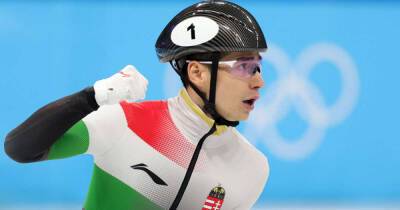 Olympics-Short track-Liu Shaoang gives Hungary first Winter Games individual gold