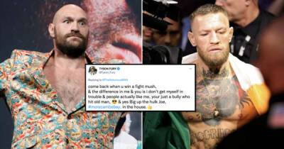 Conor Macgregor - 'Come back when u win a fight mush' - Tyson Fury brutally fires back at Conor McGregor - msn.com - Russia - Manchester - Bahamas