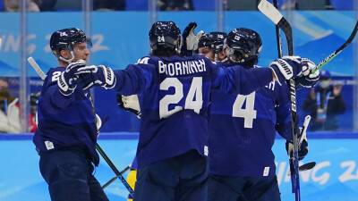 Matt Slocum - Finland stuns Sweden in OT at Olympics - foxnews.com - Russia - Sweden - Finland - Germany - Usa - Canada - China - Beijing - Slovakia
