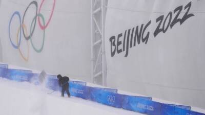 Eileen Gu - ‘I really couldn’t see’: Heavy snow disrupts Beijing Olympics - guardian.ng - Sweden - France - Norway - China - Beijing