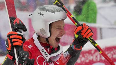 Marco Odermatt - Mikaela Shiffrin - Swiss skier Marco Odermatt handles expectations, wins Olympic gold - foxnews.com - Switzerland - Beijing - Slovenia - county Alpine