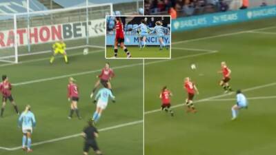 Man City vs Man United: Caroline Weir recreates Puskás goal with identical chip finish