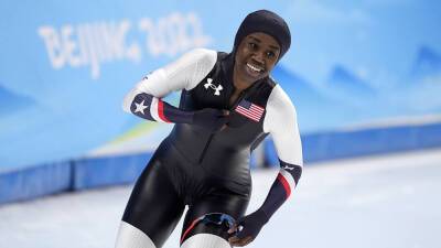 American Erin Jackson makes history with Olympic speedskating gold medal
