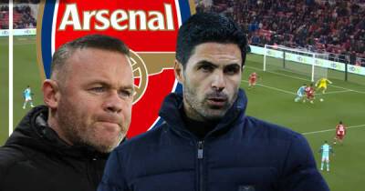 Mikel Arteta continues to uncover perfect Arsenal striker thanks to Wayne Rooney's Derby defeat