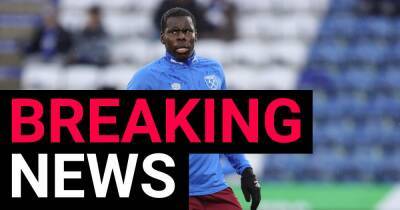 Kurt Zouma ‘unwell’ and replaced in West Ham team for Leicester clash