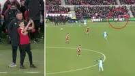 A Young Fan Sprinted Down Pitch To Take Selfie With Wayne Rooney, The Commentator Was Shook