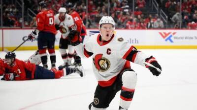 Anton Forsberg - Brady Tkachuk - Tkachuk helps power Ottawa's offence over Washington - cbc.ca - Washington -  Boston - New York -  Detroit -  Washington -  Ottawa