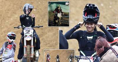 Naomi Osaka - Emma Raducanu - From tennis whites to dirt bikes: Emma Raducanu muddy at motocross - msn.com - Britain - Usa - Australia - Canada - county Kent