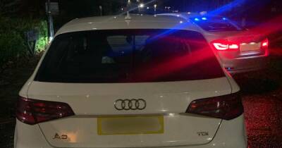 Driver speeding at 85mph in a 40 zone in heavy rain brought to a tactical stop by police - manchestereveningnews.co.uk - Manchester