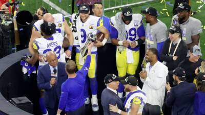 Odell Beckham-Junior - Joe Burrow - Aaron Donald - NFL-Rams beat Bengals in thriller to win Super Bowl on home field - channelnewsasia.com - Los Angeles -  Los Angeles -  Detroit - county St. Louis - county Bay