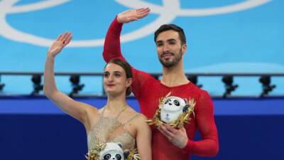 Figure skating-France win ice dance gold medal