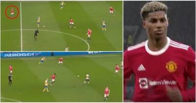 Marcus Rashford: Worrying footage of Man Utd ace during build-up to Southampton's goal