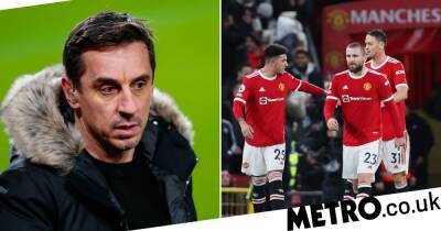 ‘It’s disgusting’ – Gary Neville slams Manchester United squad for nicknaming Chris Armas ‘Ted Lasso’