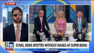 Dan Crenshaw torches maskless celebrities at Super Bowl: 'Absolutely ridiculous' - foxnews.com - Usa - Los Angeles - state Texas - state California