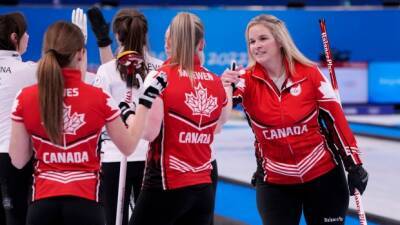 Eve Muirhead - Jennifer Jones - Jones picks up two important wins; Gushue improves to 4-2 at Beijing 2022 - tsn.ca - Britain - Russia - Canada - Beijing - South Korea