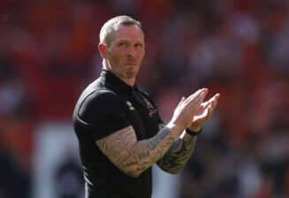 Michael Appleton reacts after Lincoln draw with Wycombe