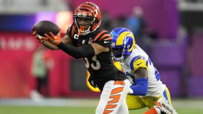 Matthew Stafford - Bengals Tyler Boyd questions late penalty push as NFL fans rip Super Bowl officiating - foxnews.com - Los Angeles -  Los Angeles - county Wilson - state California - county Logan - county Boyd - county Tyler - county Keith