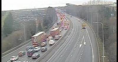 Huge rush hour queues on M60 due to 'emergency repairs' - live updates