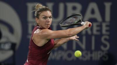 Simona Halep serves up a fine display to advance at Dubai Duty Free Tennis Championships