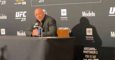 Dana White joins UFC star in drinking beer from a shoe in 'shoey' celebration