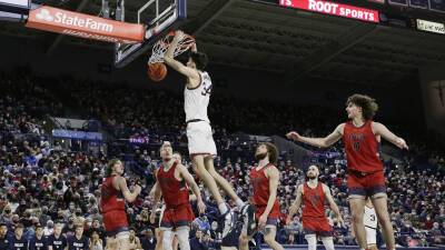 Chet Holmgren - Gonzaga back at No. 1 in AP Top 25; Wyoming enters poll - foxnews.com - state Wyoming - state Washington - parish St. Mary - county Spokane