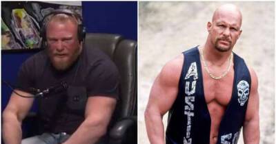 Brock Lesnar's flawless impression of Stone Cold Steve Austin was absoutely hilarious