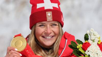 Winter Olympics 2022 - 'It’s the biggest dream of my life' - Switzerland’s Suter reacts to downhill gold
