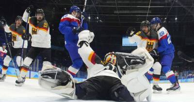 Olympics-Ice hockey-Germany out, debutants Denmark reach quarter-finals