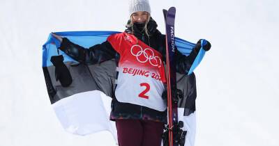 Kelly Sildaru can't wait to "snuggle" her dog after historic bronze medal in women's freeski slopestyle at Beijing 2022
