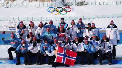 Biathlon-Lagreid ecstatic as Christiansen strikes gold for Norway