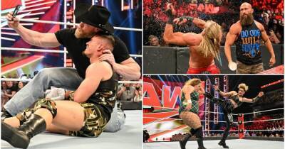 WWE Raw results: Brock Lesnar appears ahead of title match as Rhea Ripley steals the show