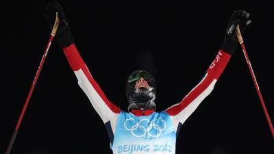 Jarl Magnus Riiber takes wrong turn to miss out on medal as Joergen Graabak takes gold in Nordic combined