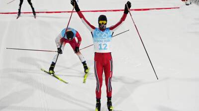 Norway's Joergen Graabak wins Olympic Nordic combined gold