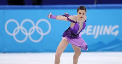 Kamila Valieva skates into first place in women's Olympic short program