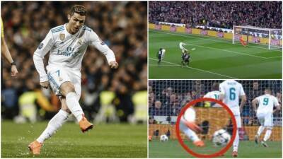 Cristiano Ronaldo - Adrien Rabiot - Paris Saint-Germain - PSG v Real Madrid: When Cristiano Ronaldo scored a 'volley penalty' - givemesport.com - Manchester - Portugal