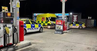 Petrol station worker 'screamed for his life' fighting off 'armed robber' in forecourt