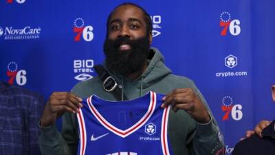 Slowed by hamstring, Harden to make Sixers debut Feb. 25