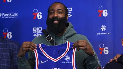 Slowed by hamstring, James Harden to make Sixers debut Feb 25