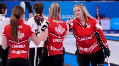 Bruce Mouat - Jennifer Jones - Brad Gushue - Canada's Jones beats United States in women's curling at Beijing Games - tsn.ca - Britain - Denmark - Usa - Canada - China - Beijing - South Korea